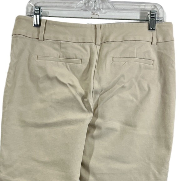 Loft Marisa The Riviera Career Pants cropped dress pants Cream Size 8P - Picture 4 of 12